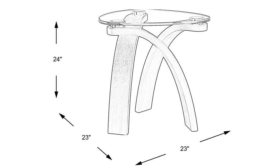 Dimension Image. Please refer to the Dimension Tab on this page for dimension details.