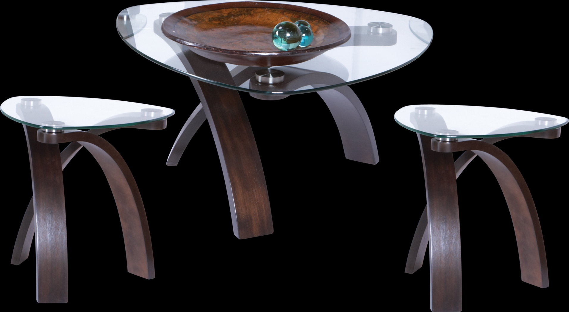 Grant City Merlot 3 Pc Table Set - Thumbnail - Image 1