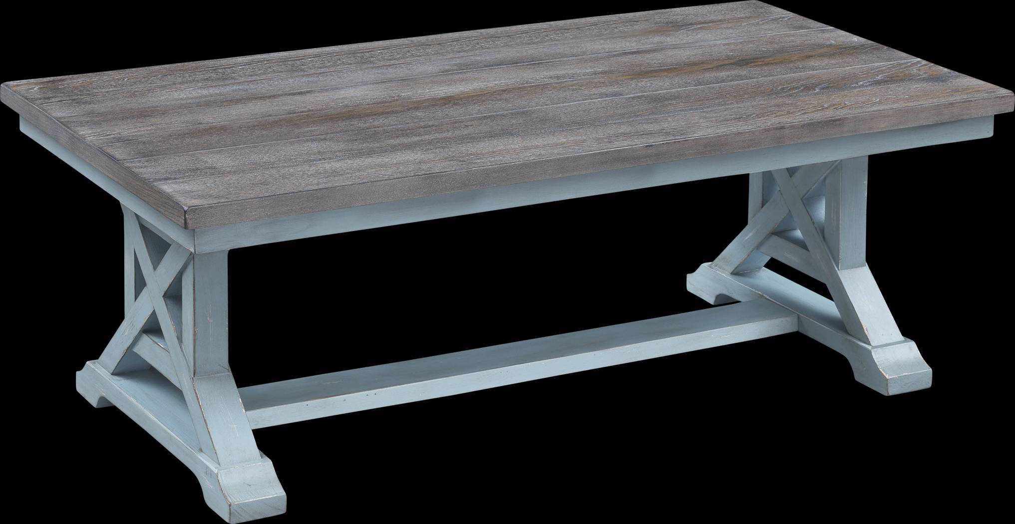 Grantland Blue Cocktail Table - Thumbnail - Image 1