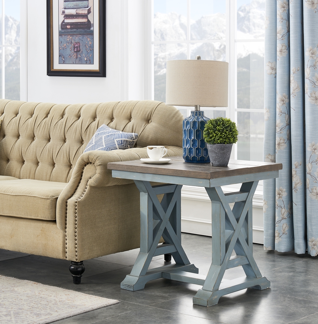 Grantland Blue End Table - Thumbnail - Image 3