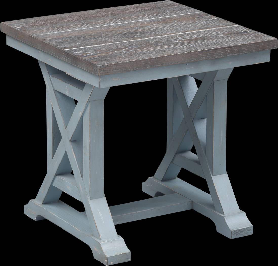 Grantland Blue End Table - Thumbnail - Image 1