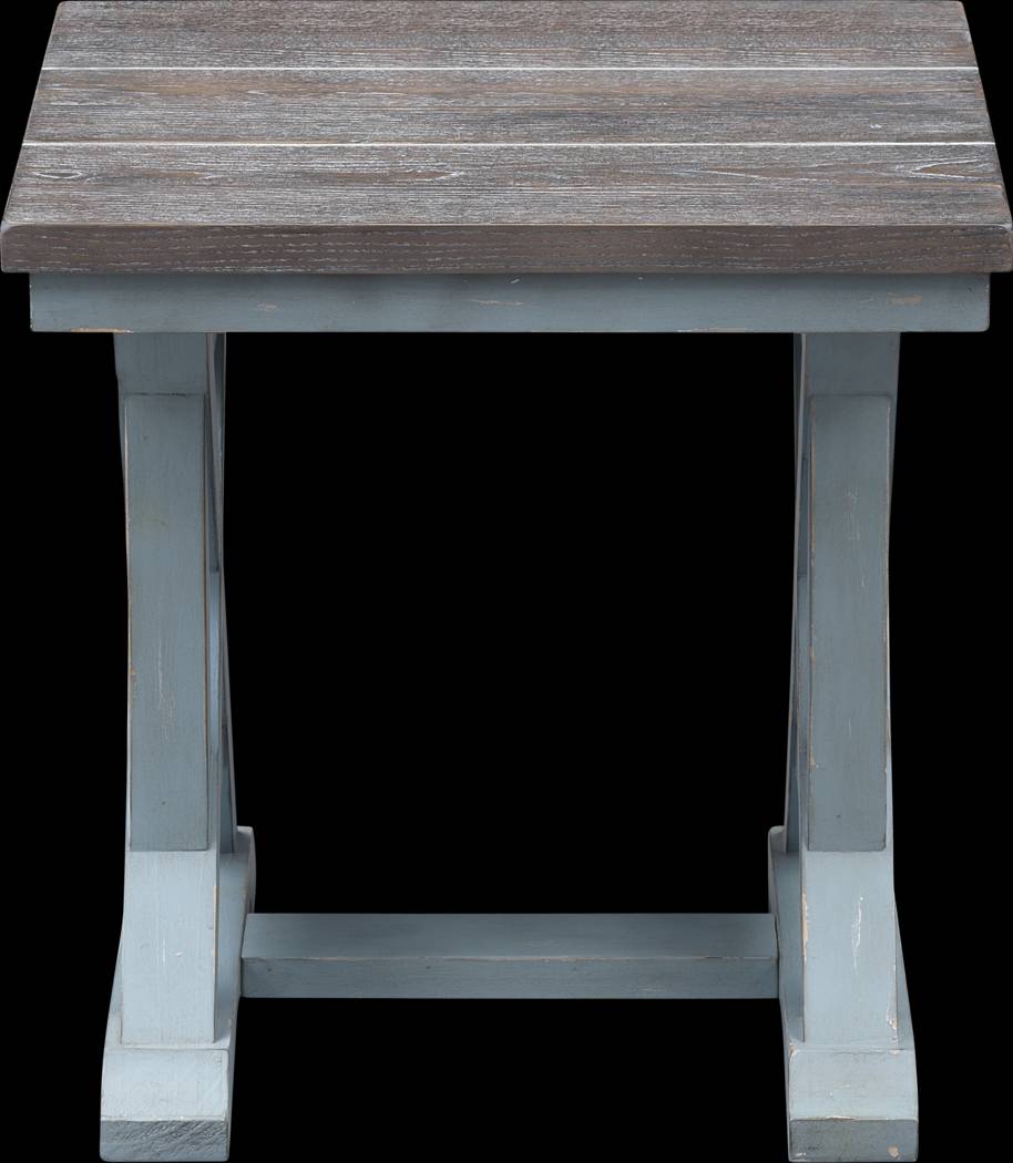 Grantland Blue End Table - Thumbnail - Image 2