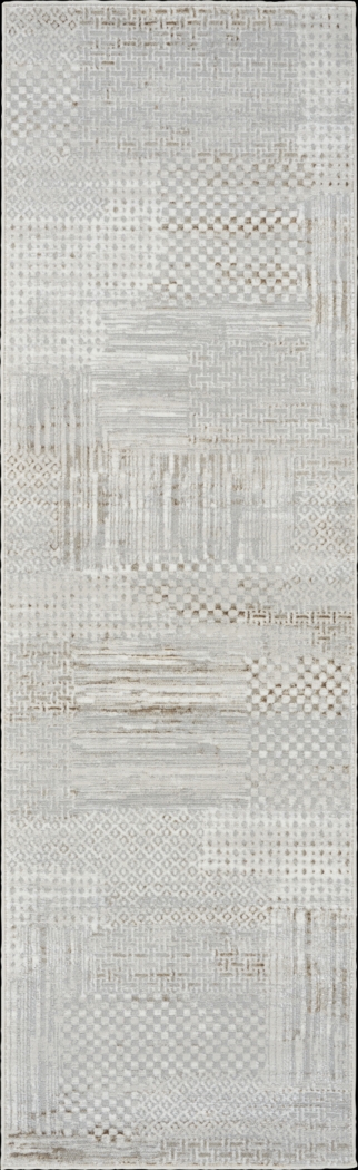 Granway Silver 2'3 x 7'6 Runner Rug - Thumbnail - Image 1