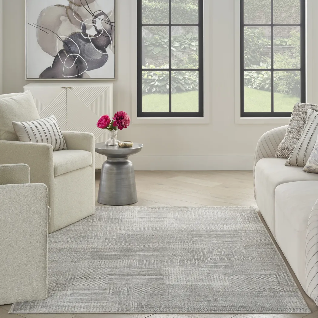 Granway Silver 3'11 x 5'11 Rug - Thumbnail - Image 2