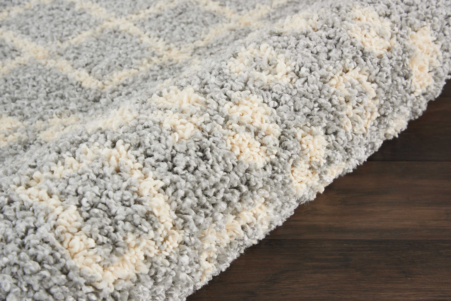 Graphic Patterns Silver 7'10 x 10'6 Rug - Thumbnail - Image 3