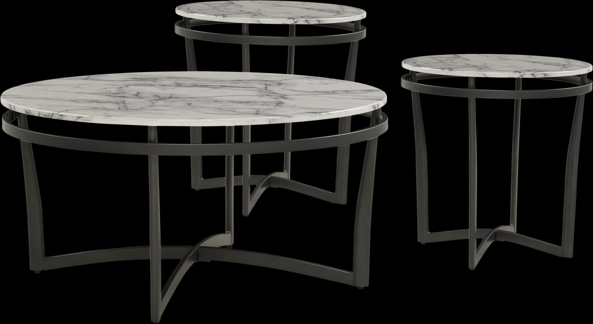 Parkside Heights Gray Leather 5 Pc Dual Power Reclining Living Room - Thumbnail - Image 9