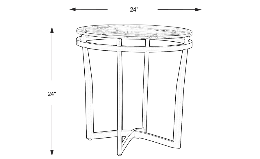 Dimension Image. Please refer to the Dimension Tab on this page for dimension details.
