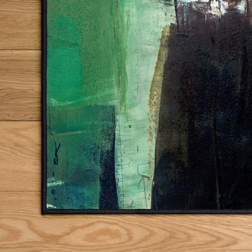 Grassflow Green 5' x 7'7 Rug - Thumbnail - Image 4