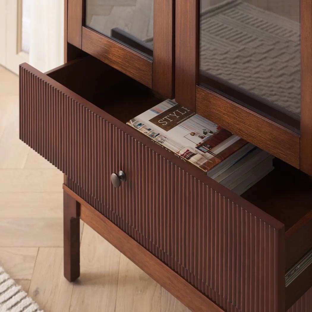 Gravher I Brown Curio Cabinet - Image 14
