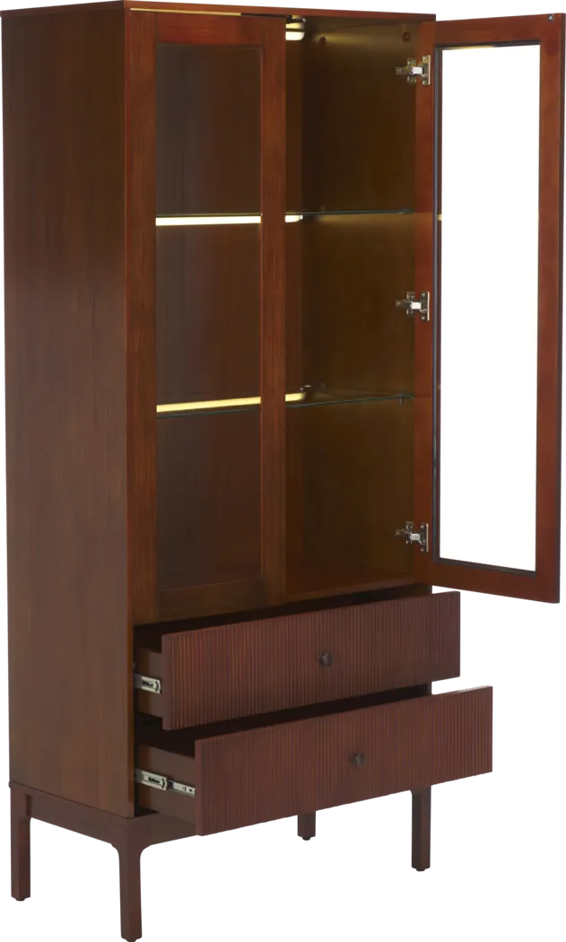 Gravher I Brown Curio Cabinet - Image 9