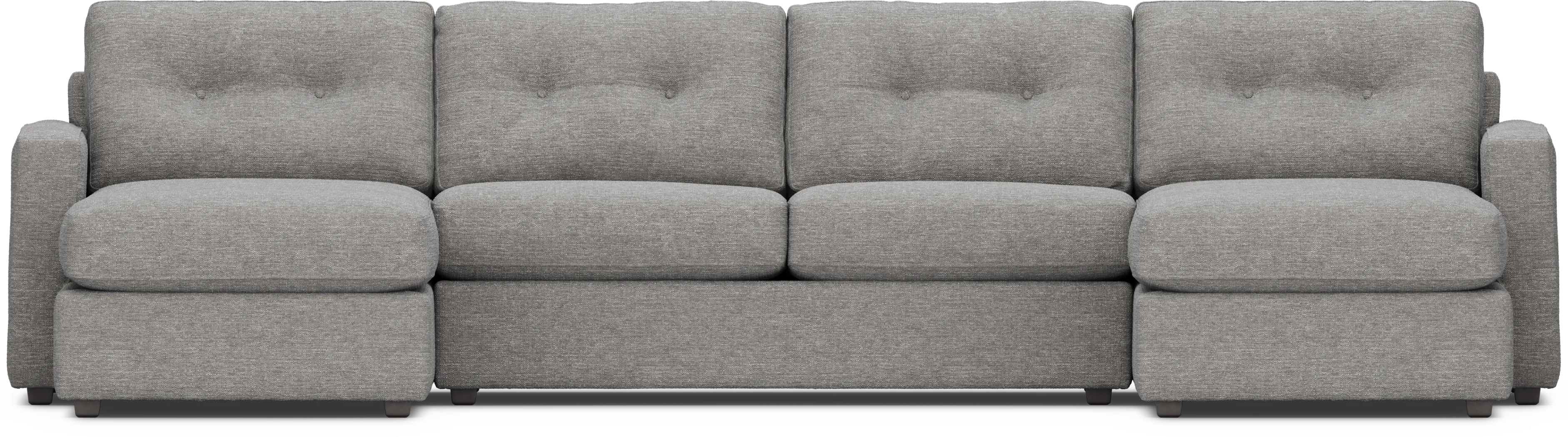 Gray 3 Pc ModularOne Gel Foam Sleeper - Thumbnail - Image 3