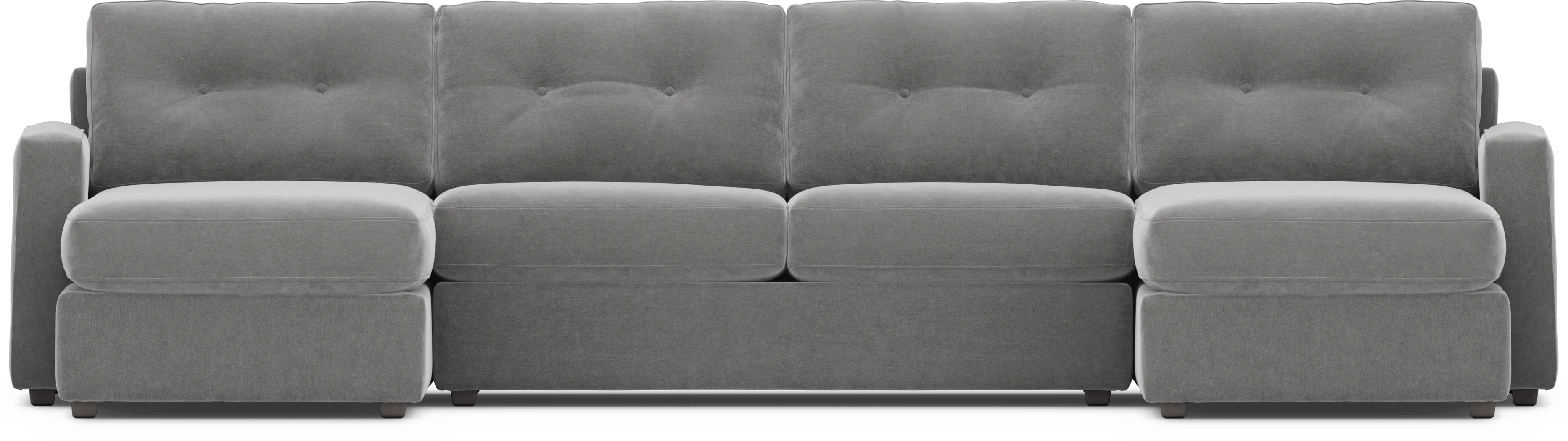 Gray 3 Pc ModularOne Gel Foam Sleeper - Thumbnail - Image 3