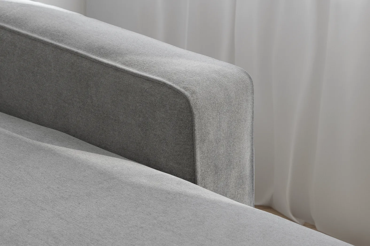 Gray 3 Pc ModularOne Gel Foam Sleeper - Thumbnail - Image 4