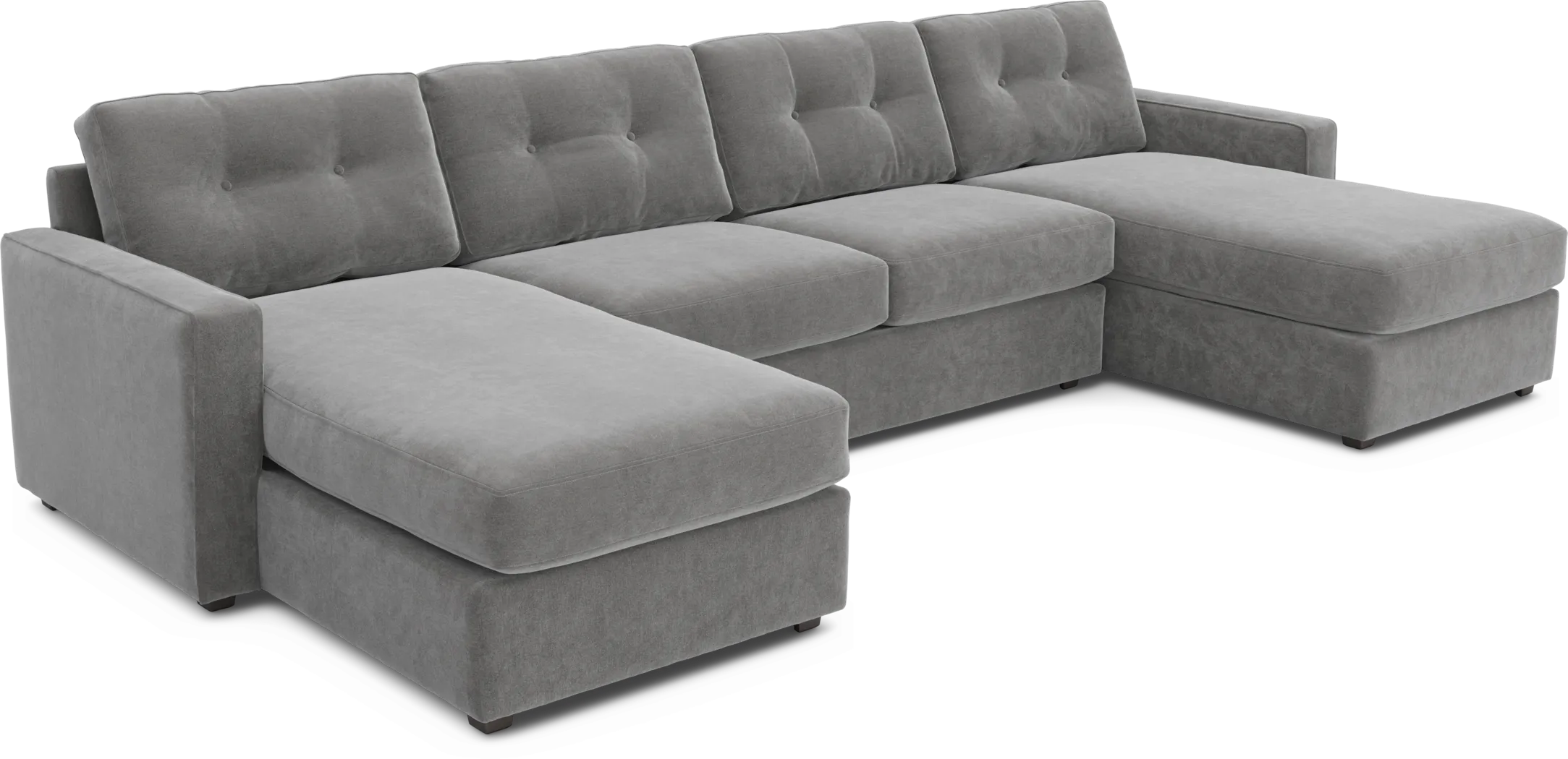 Gray 3 Pc ModularOne Gel Foam Sleeper - Thumbnail - Image 1