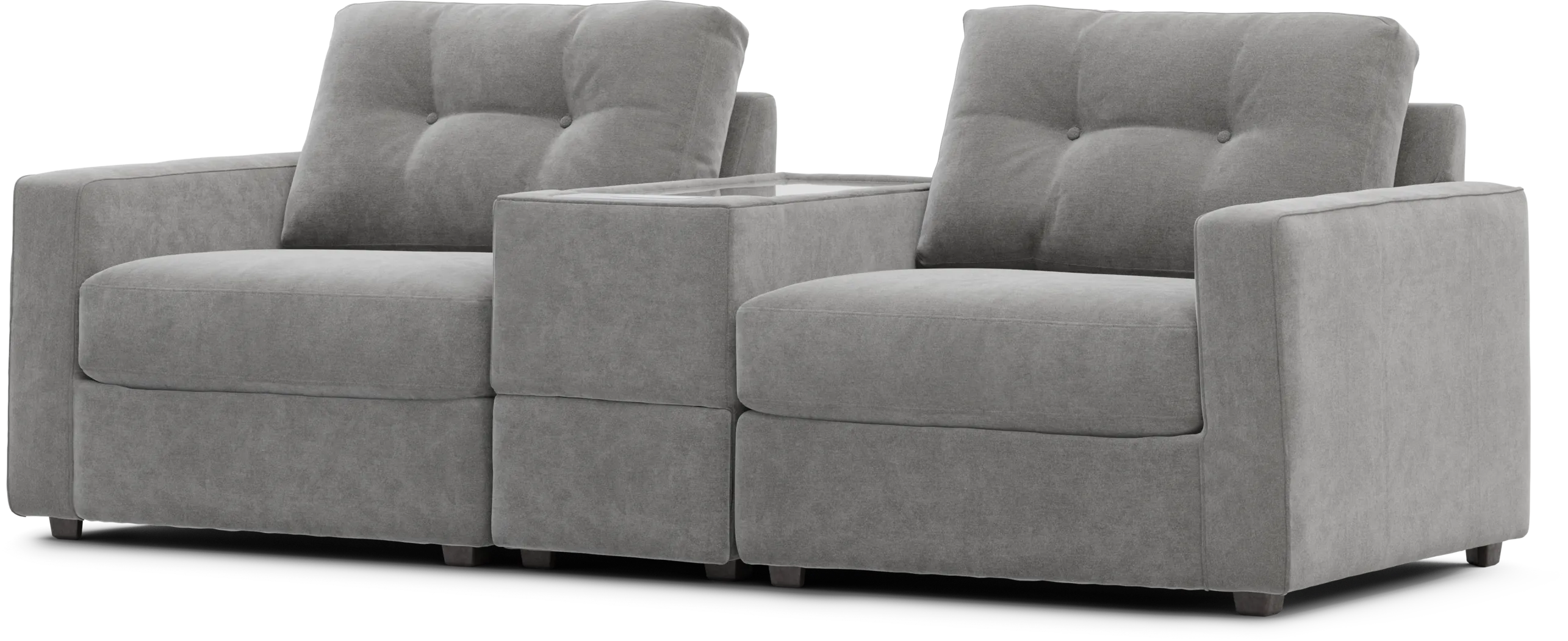 Gray 3 Pc ModularOne with Media Console - Thumbnail - Image 4