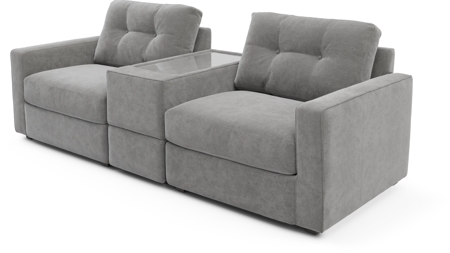 Gray 3 Pc ModularOne - Thumbnail - Image 1