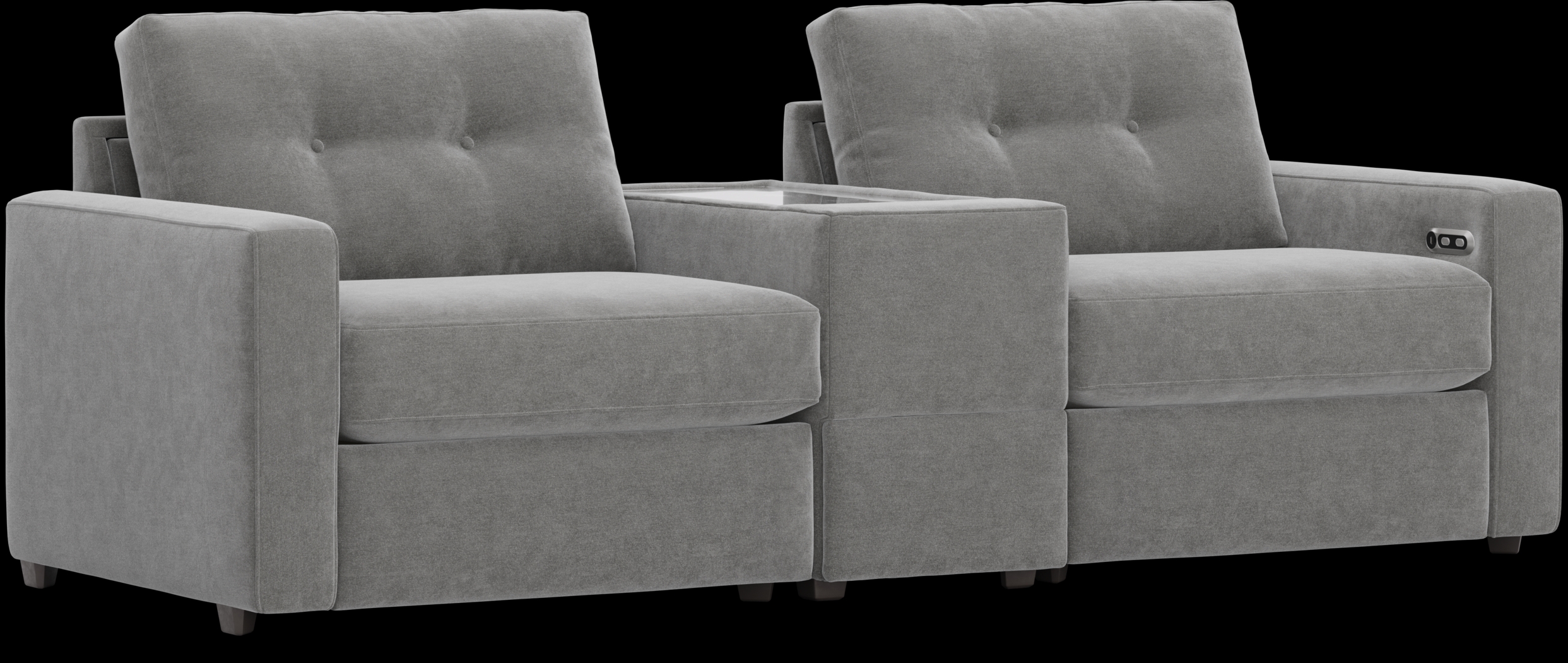 Gray 3 Pc Power Reclining ModularOne - Thumbnail - Image 4