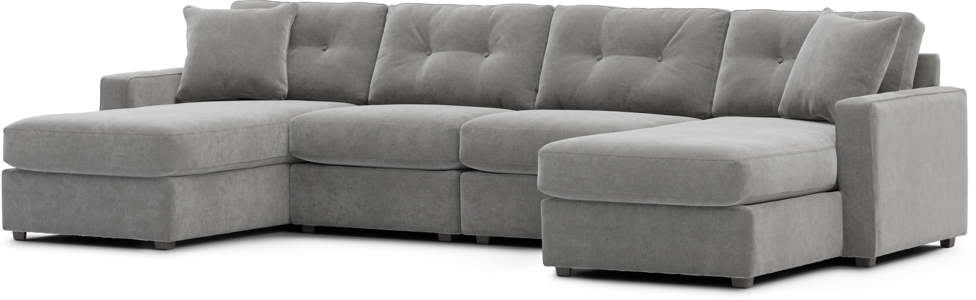 Gray 4 Pc Power Reclining ModularOne - Thumbnail - Image 4