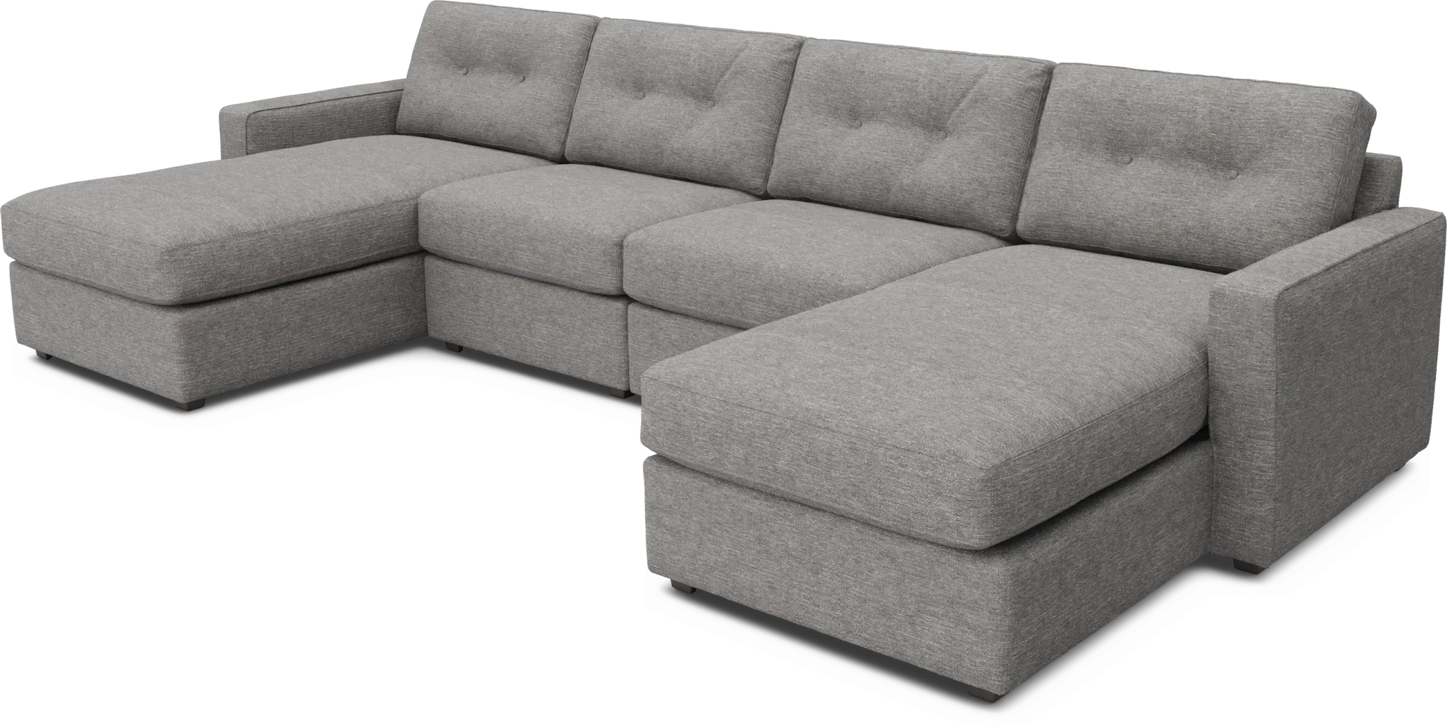Gray 4 Pc Power Reclining ModularOne - Thumbnail - Image 1