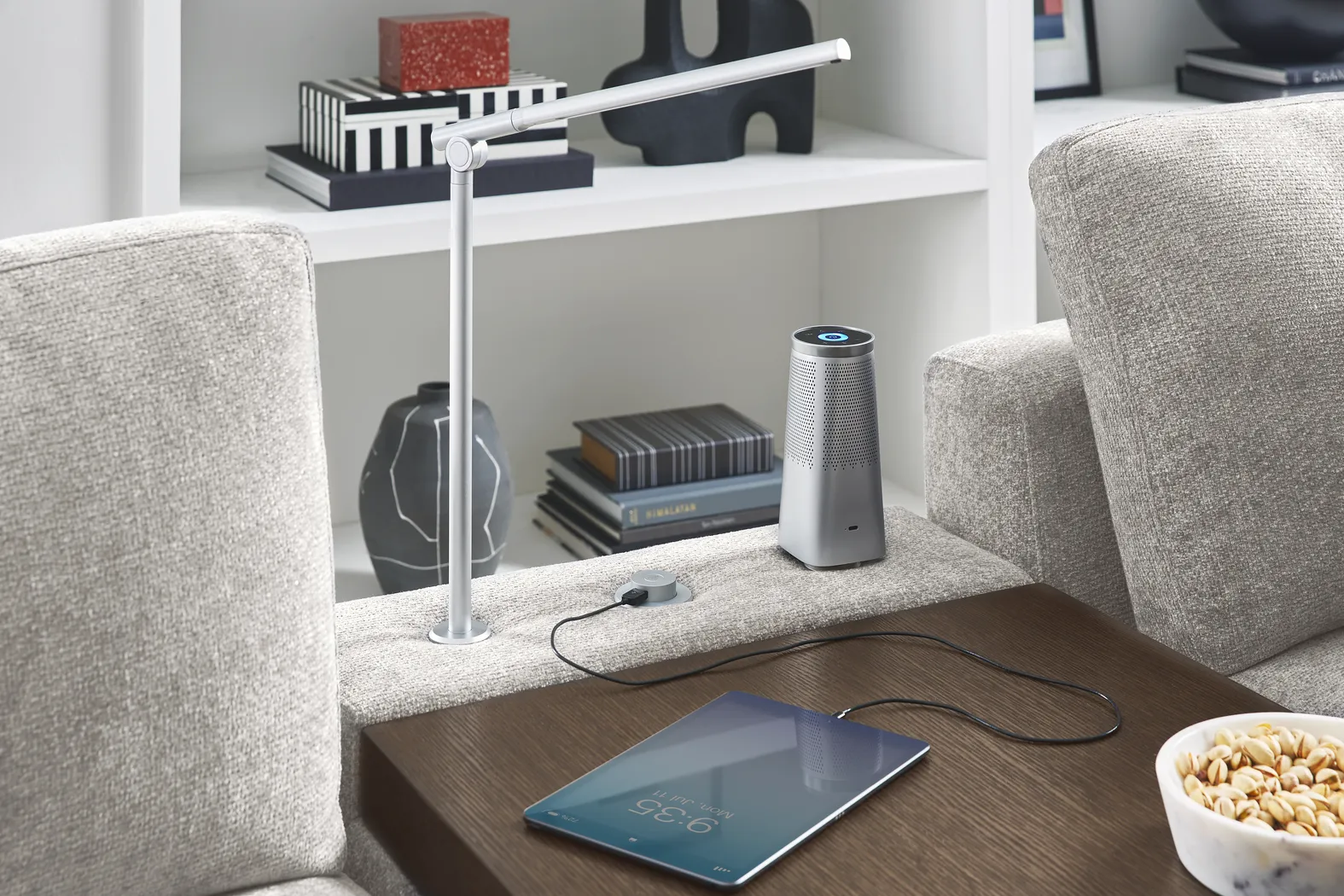 Gray 5 Pc ModularThree with Media Console - Image 5