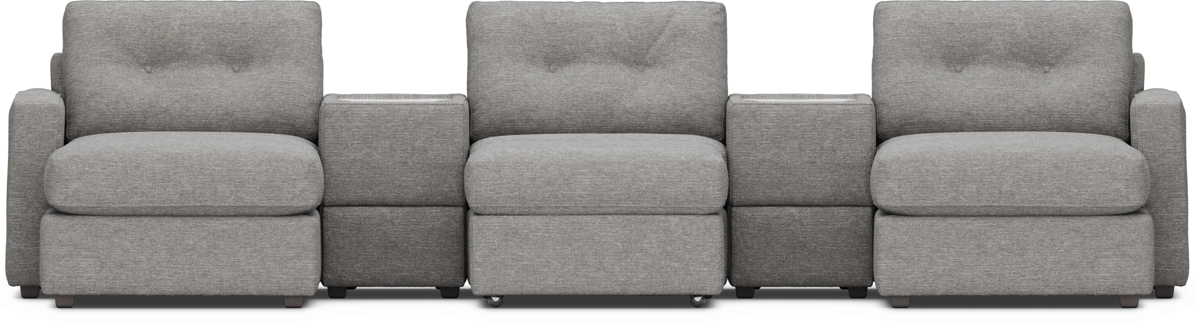 Gray 6 Pc ModularOne with Media Consoles - Thumbnail - Image 2