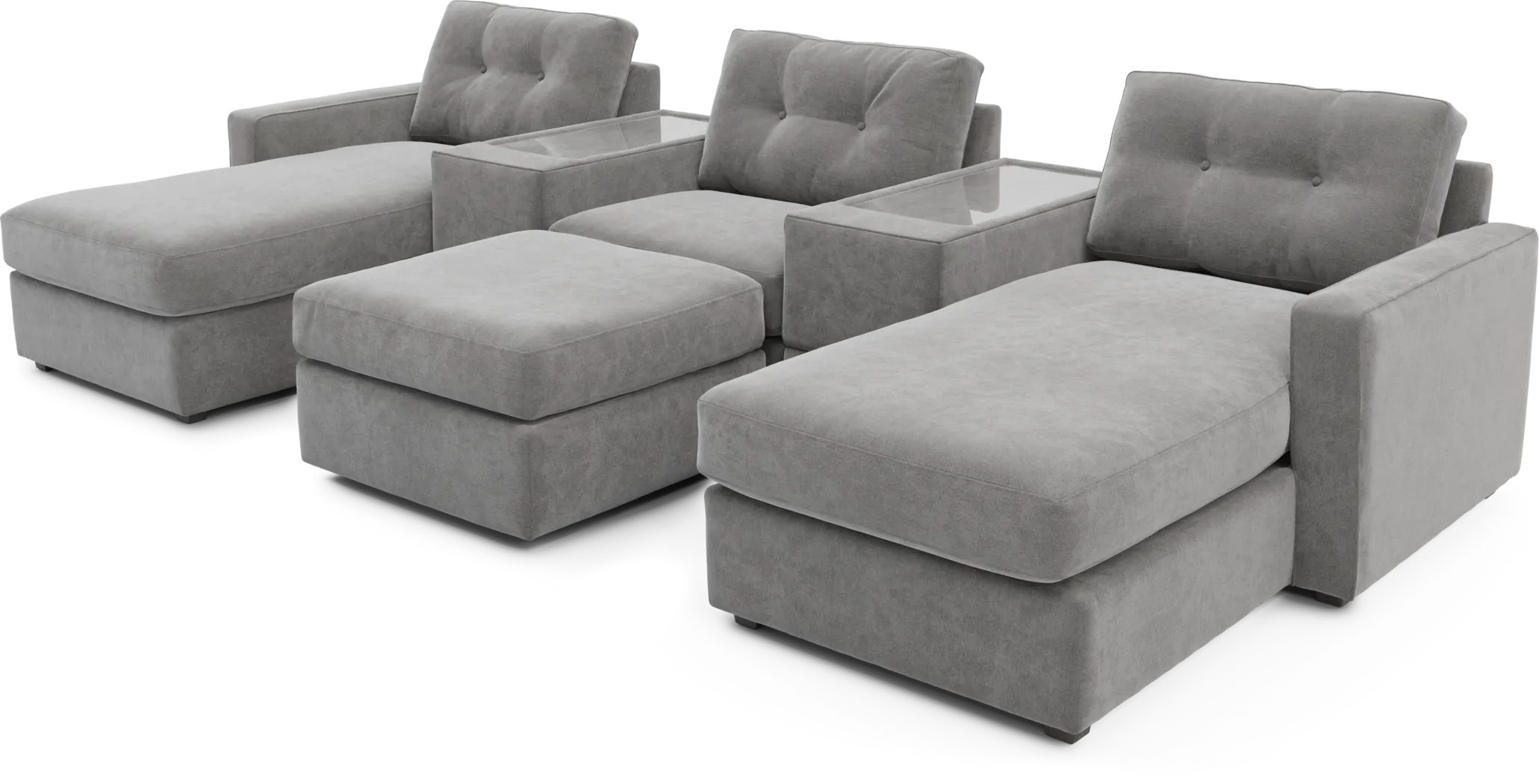 Gray 6 Pc ModularOne - Thumbnail - Image 1