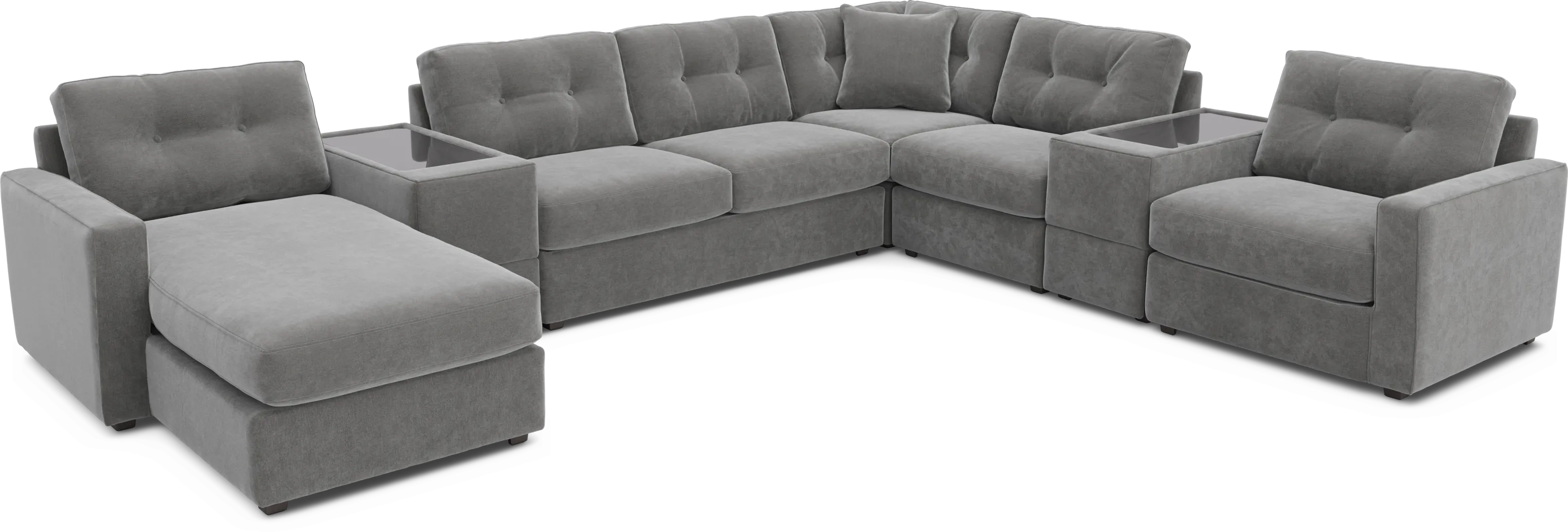 Gray 7 Pc ModularOne Sleeper - Thumbnail - Image 1