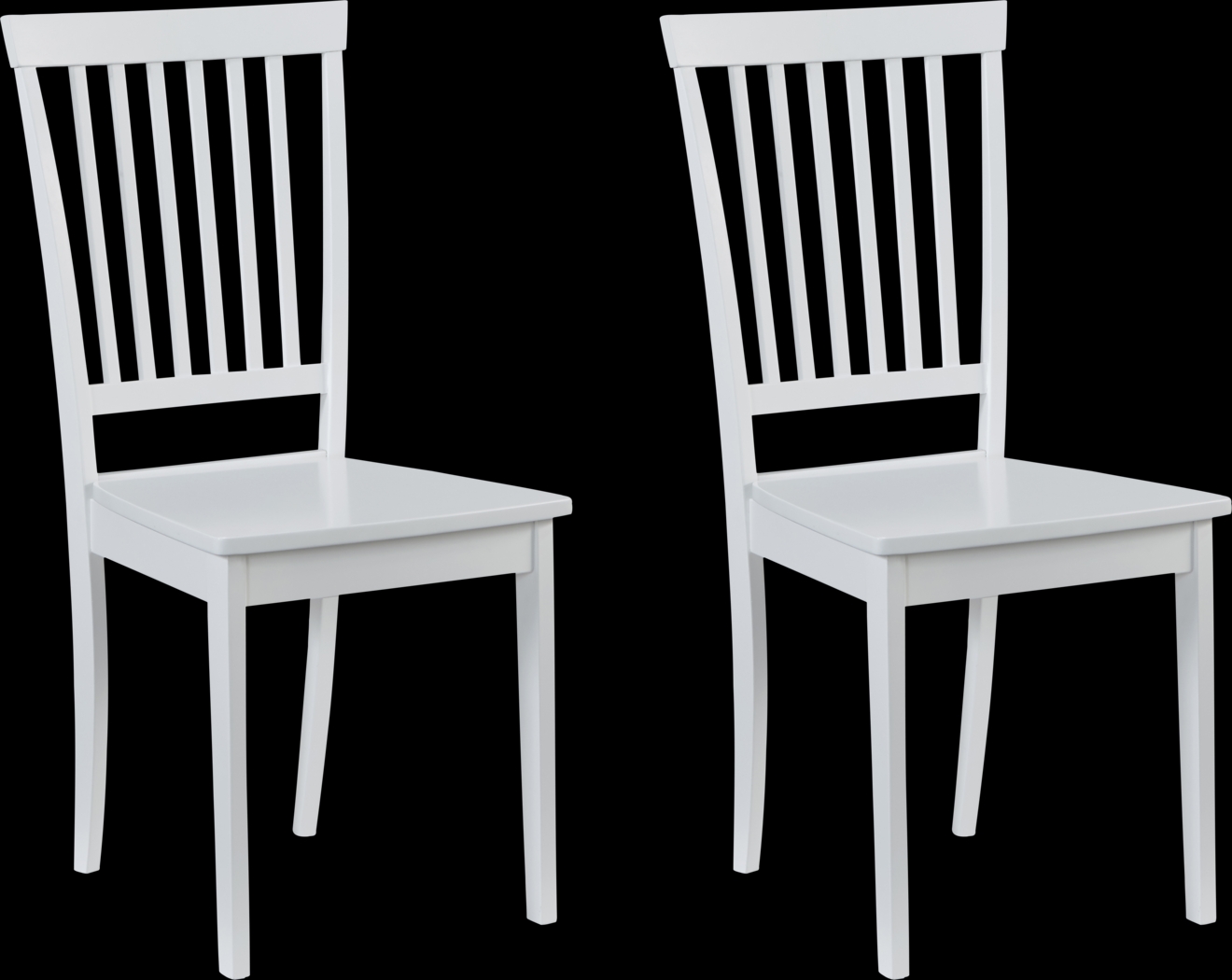 Grayburn White Dining Chair, Set of 2 - Thumbnail - Image 1