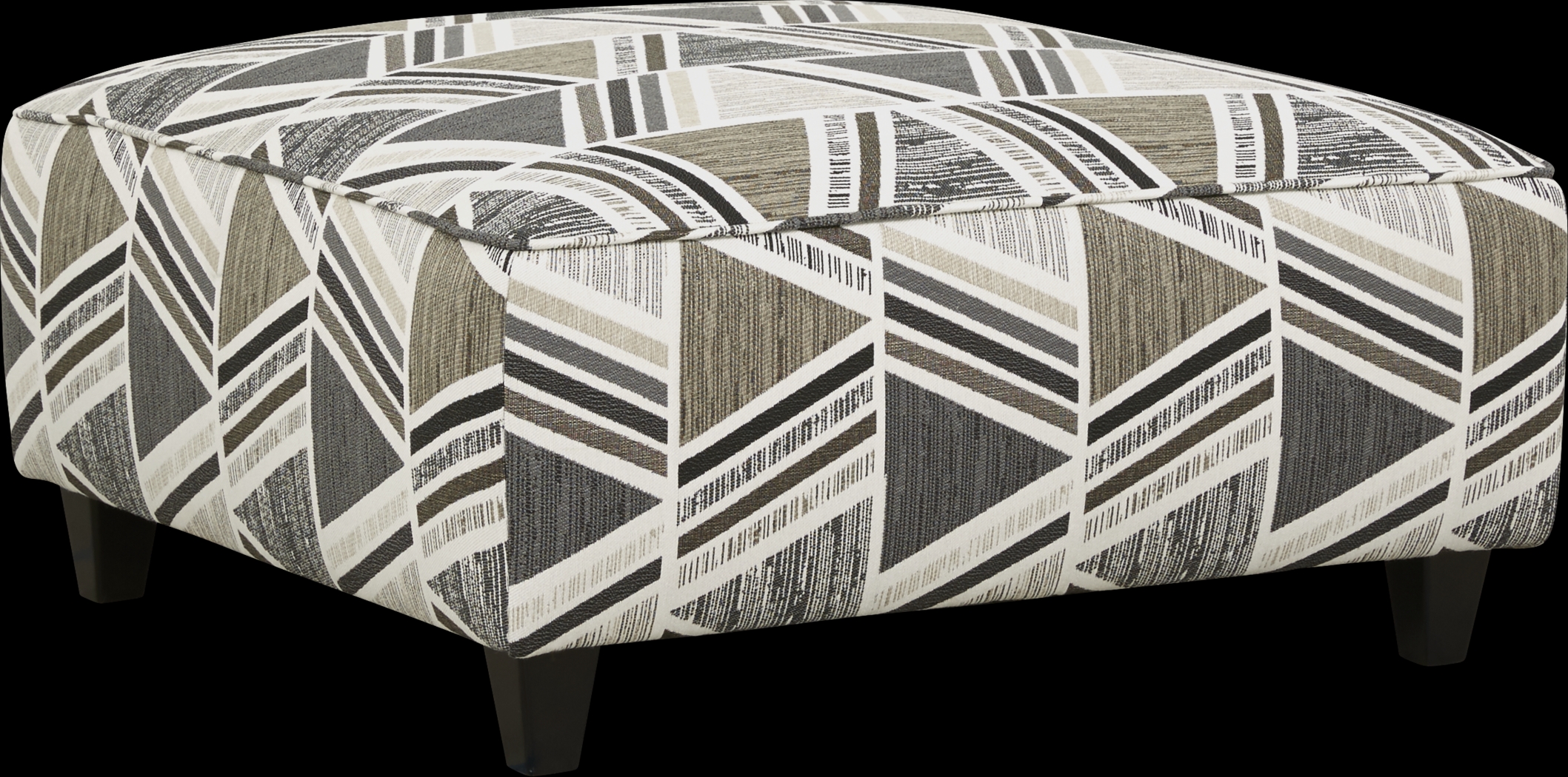 Grayfield Taupe Cocktail Ottoman - Thumbnail - Image 1