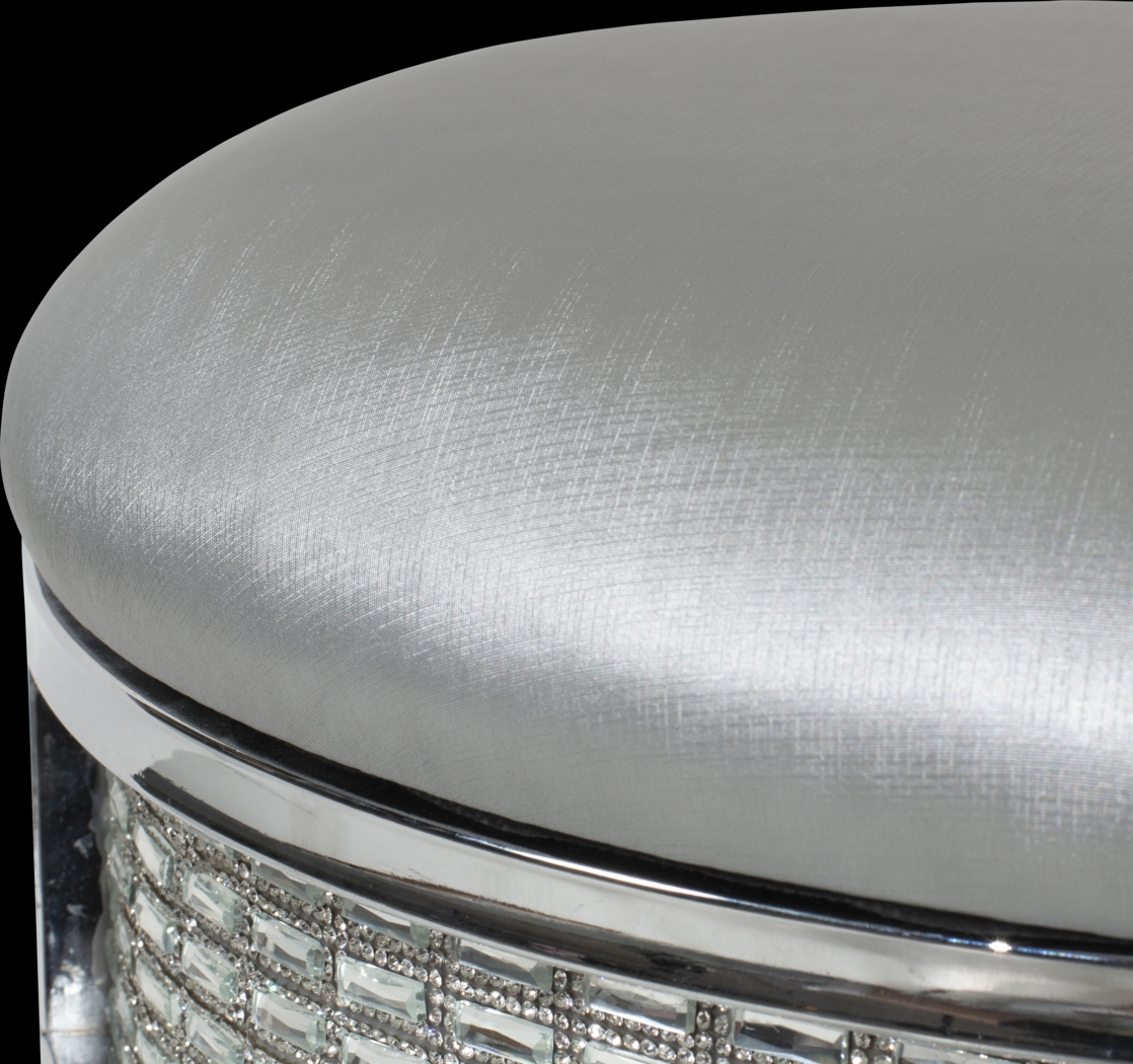 Grayhampton Gray Vanity Stool - Thumbnail - Image 3