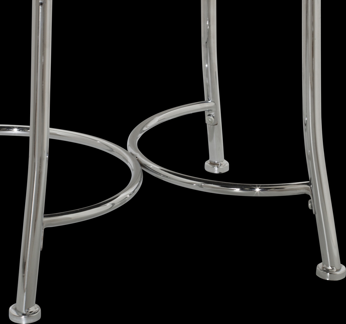 Grayhampton Silver Vanity Stool - Thumbnail - Image 4