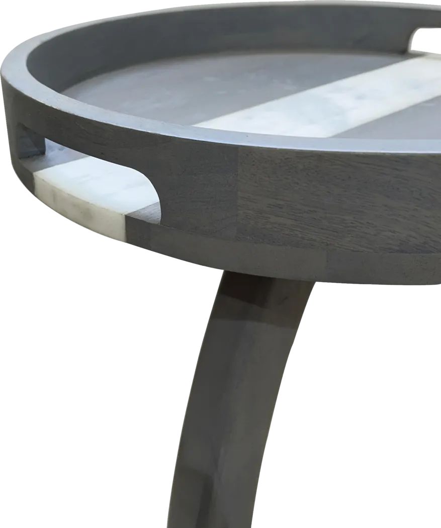 Grayhill Gray Chairside Table - Thumbnail - Image 3