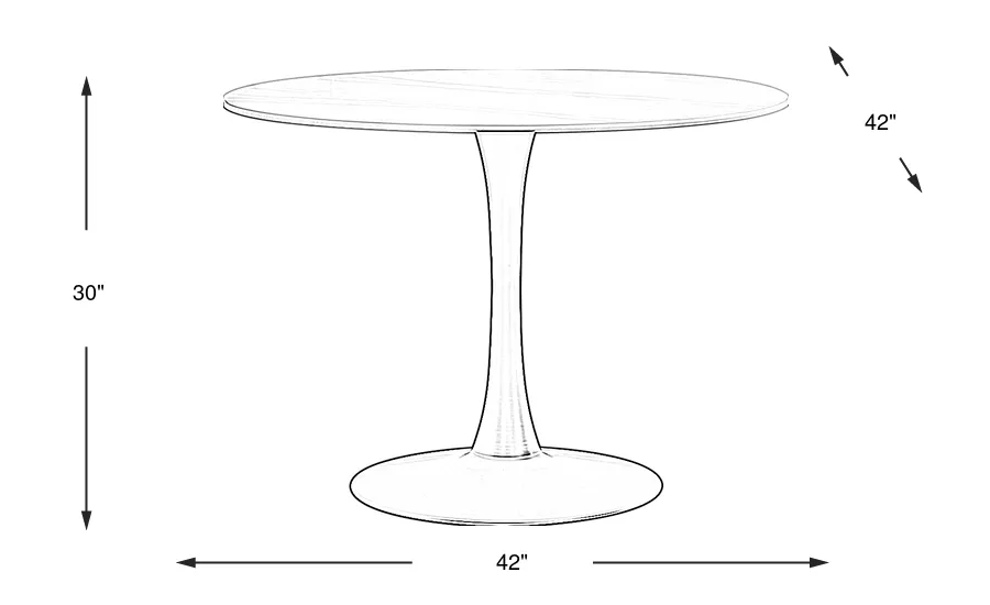 Dimension Image. Please refer to the Dimension Tab on this page for dimension details.