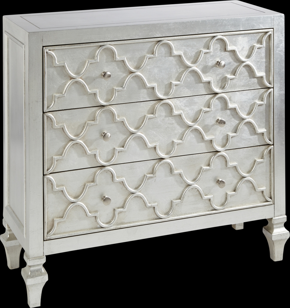 Grayling Silver Accent Cabinet - Thumbnail - Image 1