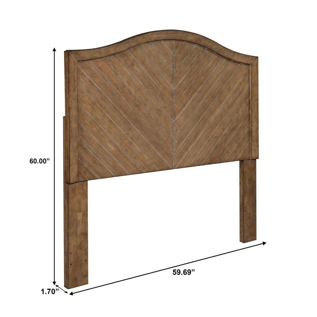 Graymoor Brown Full/Queen Headboard - Thumbnail - Image 6