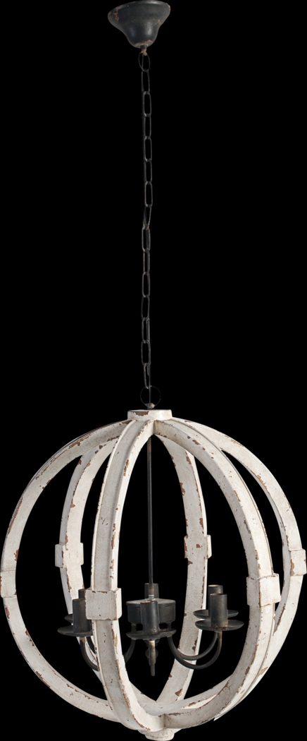 Graymoor Club White Chandelier - Thumbnail - Image 1