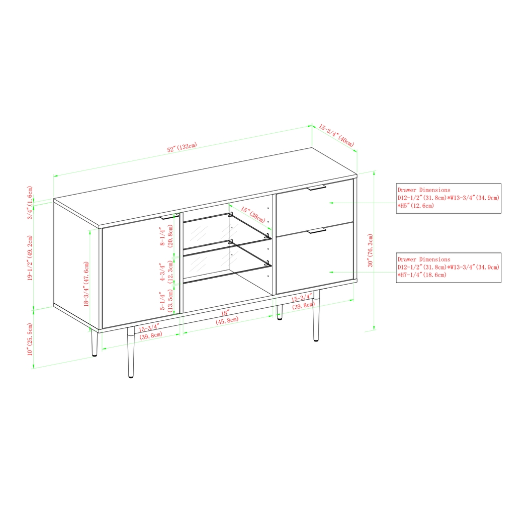 Grayport White Sideboard - Thumbnail - Image 6