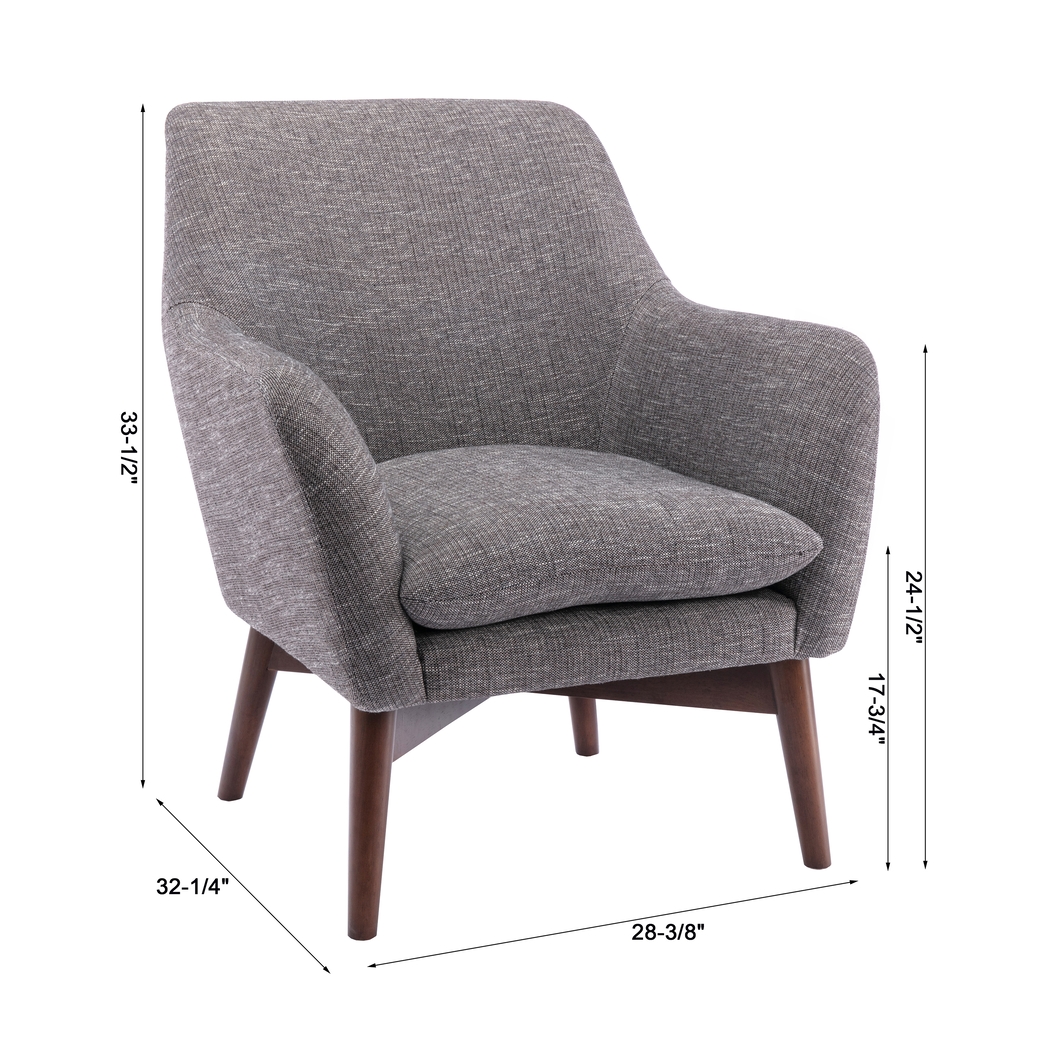 Grayslake Dark Gray Accent Chair - Thumbnail - Image 13