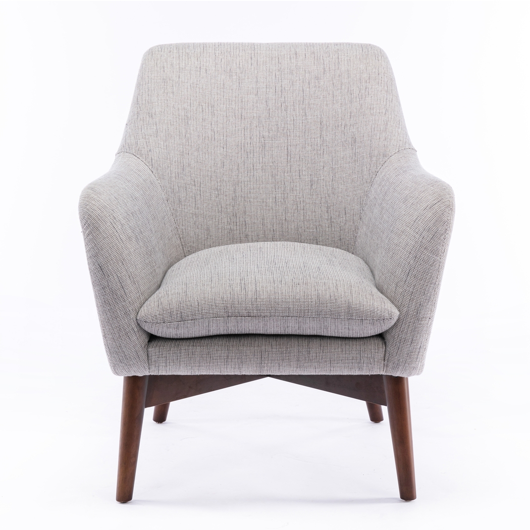 Grayslake Light Gray Accent Chair - Thumbnail - Image 3