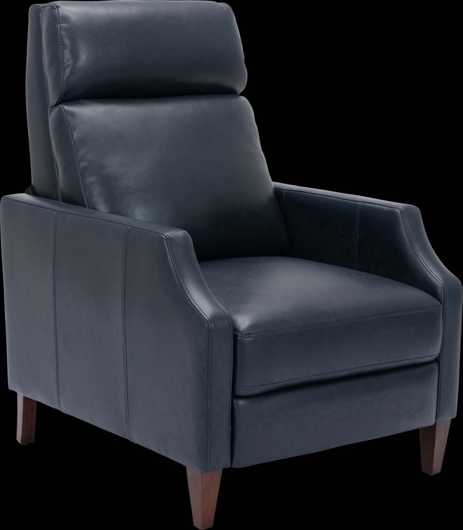 Grayview Blue Push Back Recliner - Thumbnail - Image 1