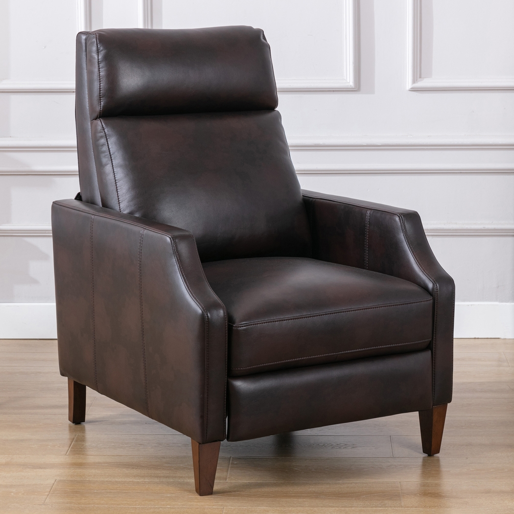 Grayview Brown Push Back Recliner - Thumbnail - Image 2