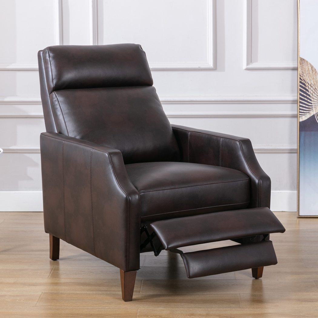 Grayview Brown Push Back Recliner - Thumbnail - Image 12