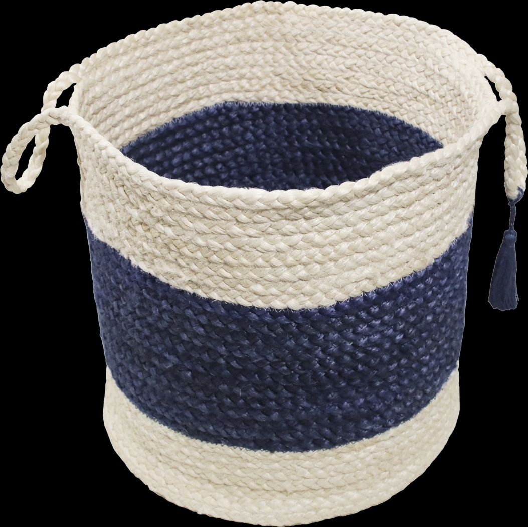 Grebella White/Blue 17 in. Basket - Thumbnail - Image 4