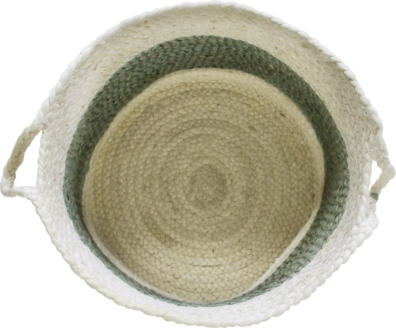 Grebella White/Light Blue 17 in. Basket - Thumbnail - Image 5