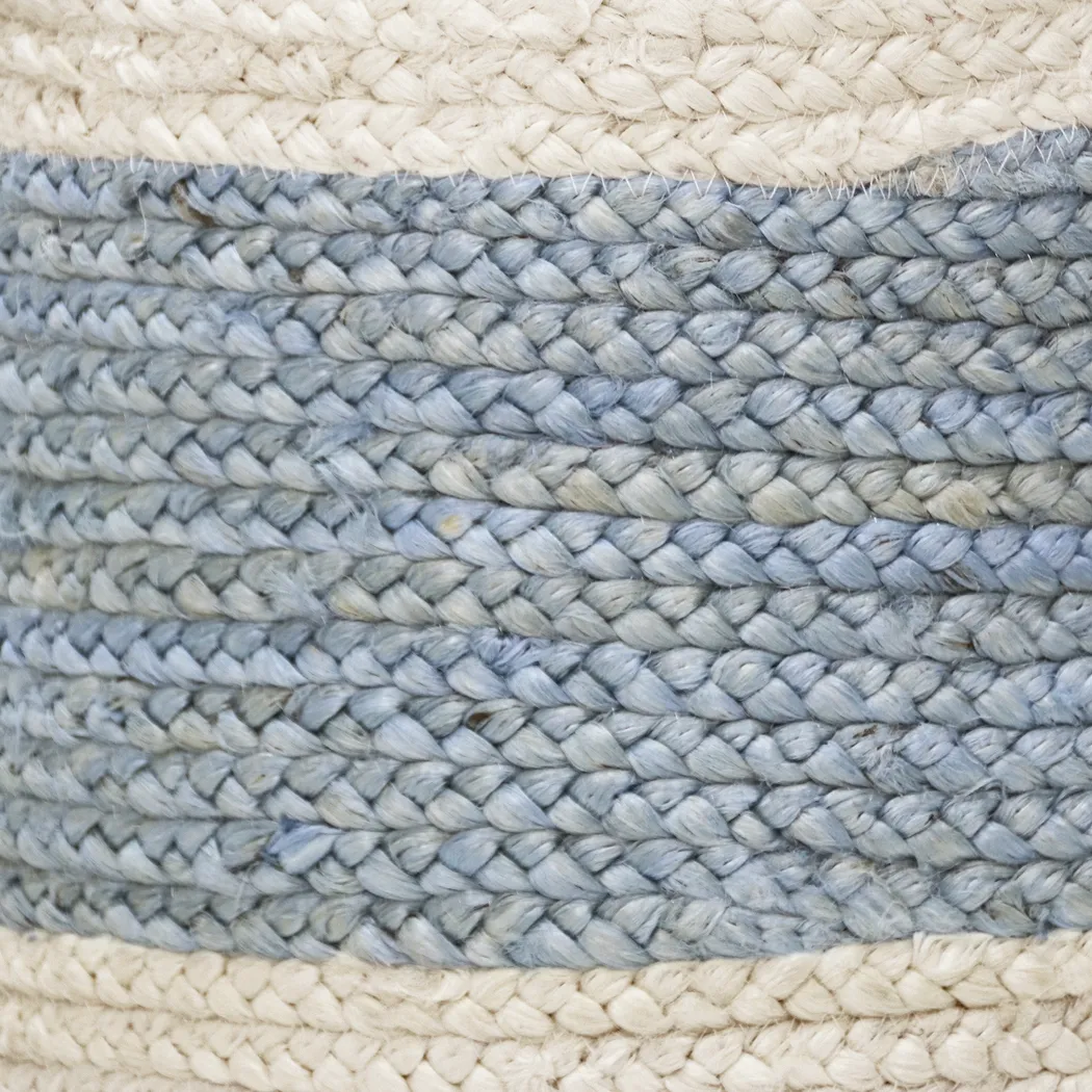 Grebella White/Light Blue 17 in. Basket - Thumbnail - Image 7