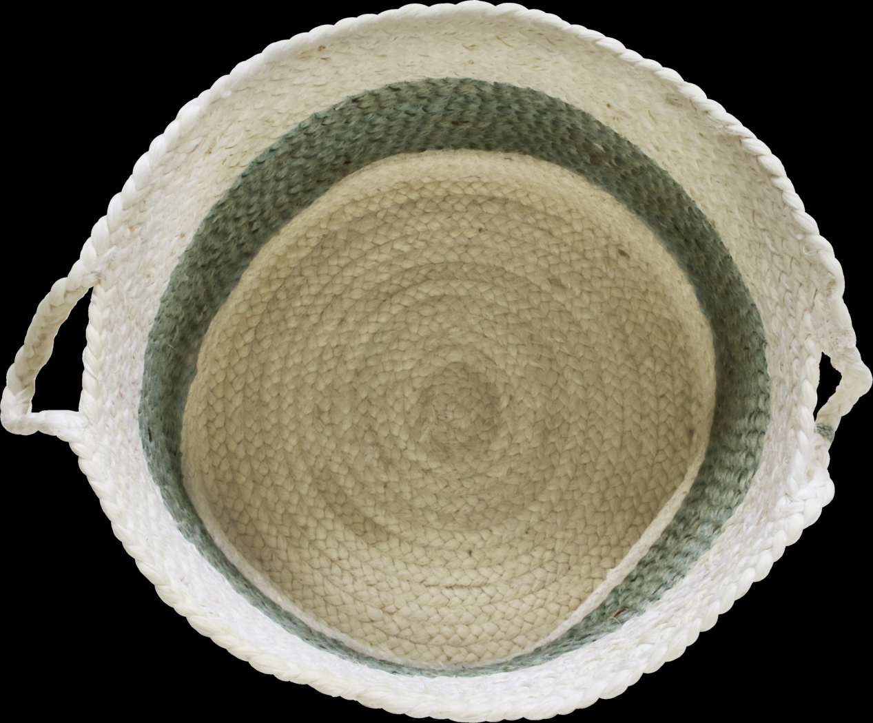 Grebella White/Light Blue 19 in. Basket - Thumbnail - Image 5