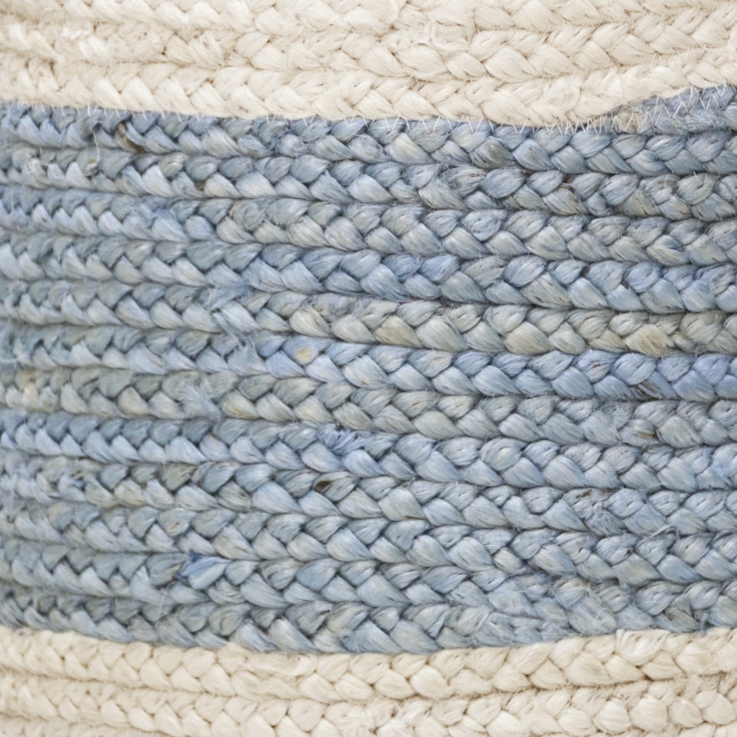 Grebella White/Light Blue 19 in. Basket - Thumbnail - Image 7