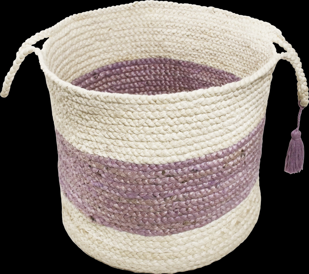 Grebella White/Lilac 19 in. Basket - Thumbnail - Image 4