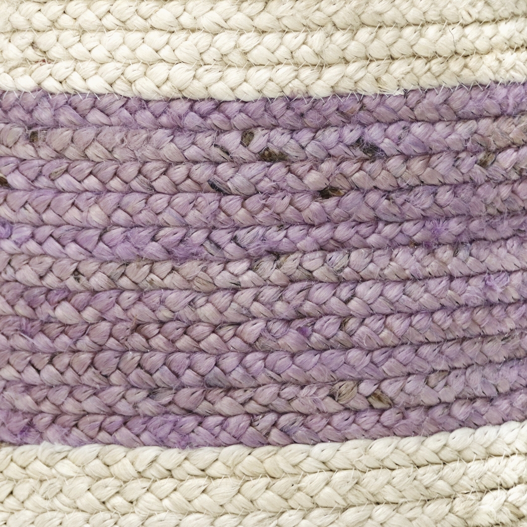 Grebella White/Lilac 19 in. Basket - Thumbnail - Image 7