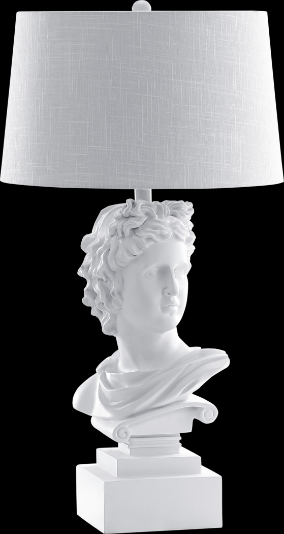 Greek Street White Lamp - Thumbnail - Image 1